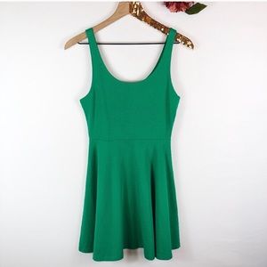 Express emerald green dress